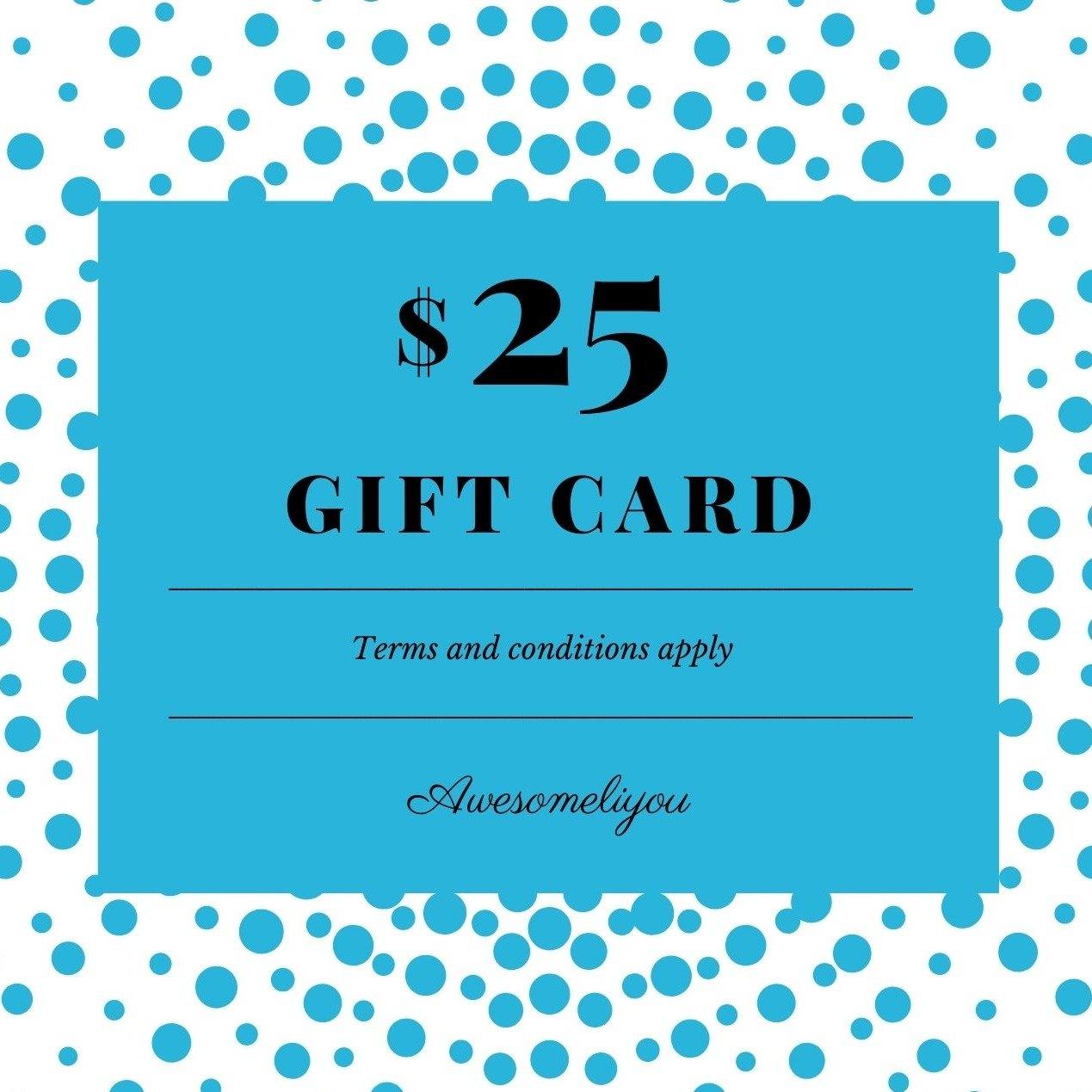 Awesomeliyou Gift Card - awesomeliyou